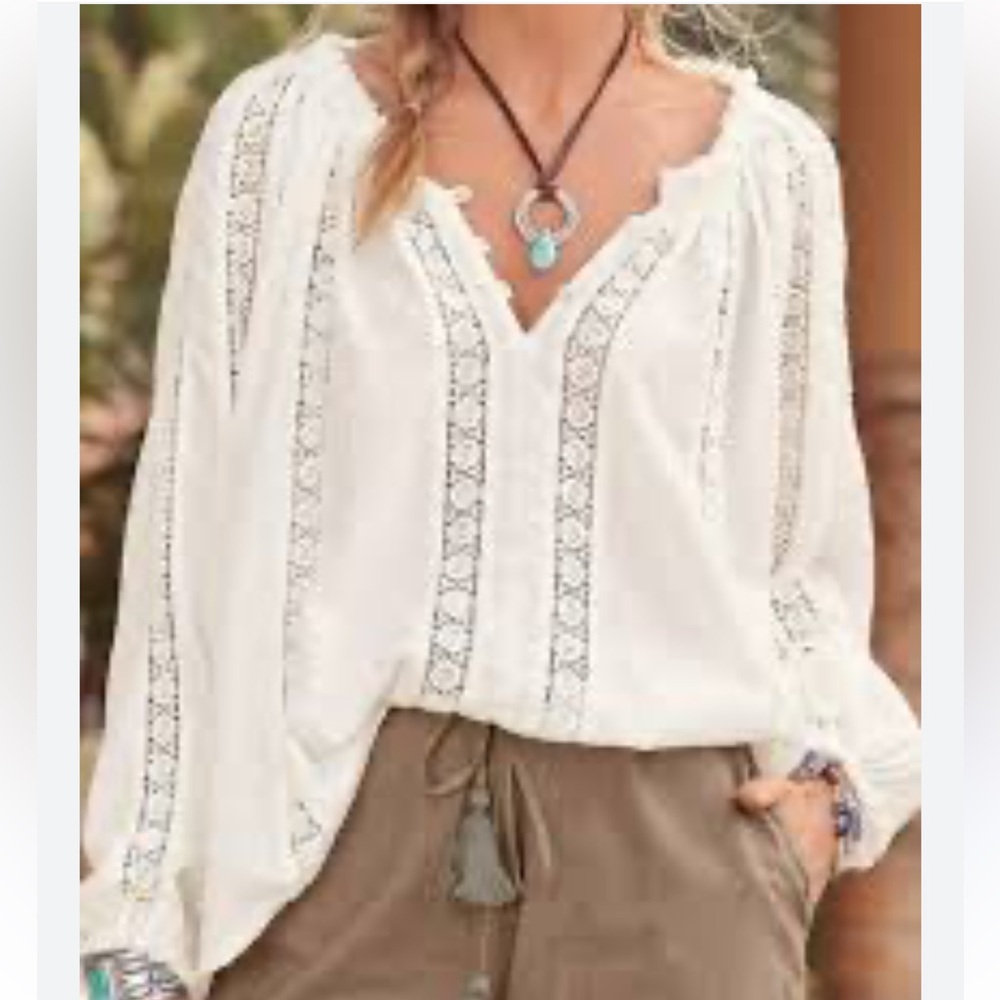 Sundance BoHo Peasant Top size Small
